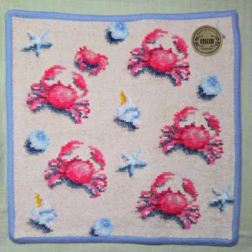 페이러 손수건 온더선데이비치블루헴 미사용 새상품