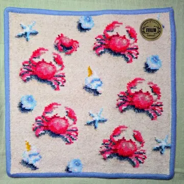 페이러 손수건 온더선데이비치블루헴 미사용 새상품