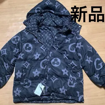 패러디 패턴 나일론 자켓 리버서블 새상품.