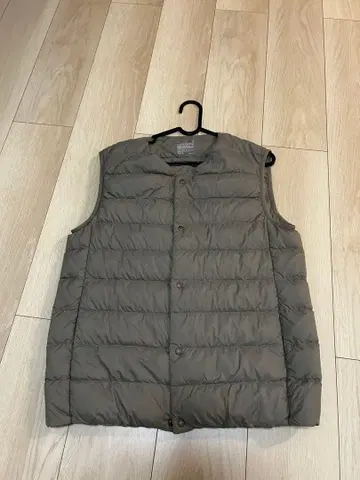 무인양품 그레이 다운 베스트 M 사이즈