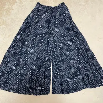 X-girl 페이즐리 무늬 와이드 팬츠 사이즈 2