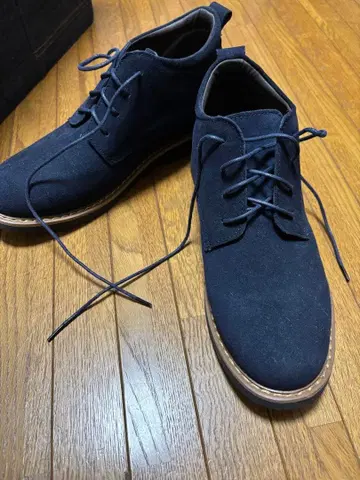 스웨이드 레이스업 신발