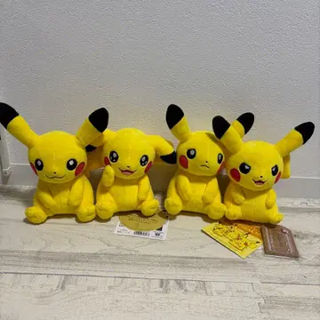 포켓몬 센터 my 피카츄 봉제 인형 4개 세트