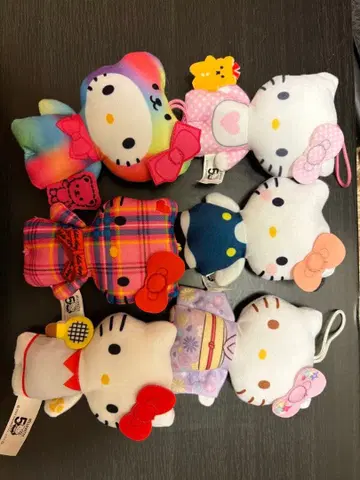 맥도날드 키티 50주년 봉제 인형 5종 6종 세트