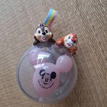 [ 미사용 ] 디즈니랜드 구매 미키 쉐이프 벌룬 칩과 데일 스트랩