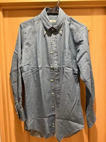 정장 셀렉트 인디고 데님 와이셔츠 M (39)-80 미사용 새상품