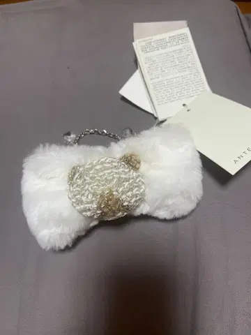 ANTEPRIMA 퍼 키케이스 화이트