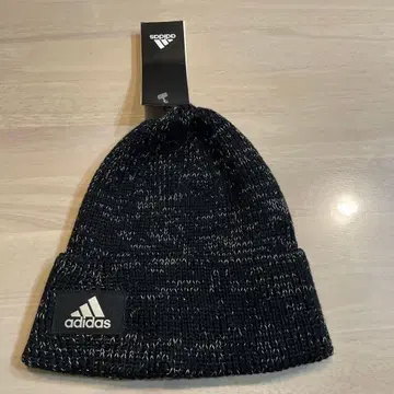 adidas 블랙 니트 모자 OSFX