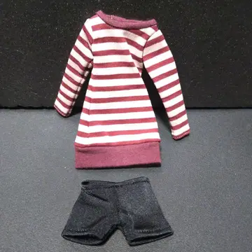 1/6 (27cm) 용 보더 롱 셔츠, 숏팬츠 (스패츠?) 현 상태품