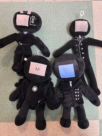 TV맨 봉제 인형 세트