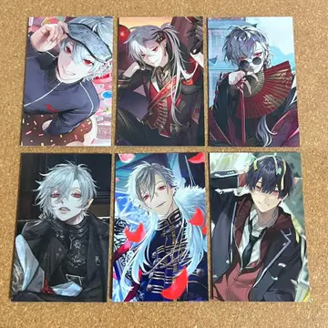 니지산지 쿠츠하 랜덤 사진풍 카드 6종 세트
