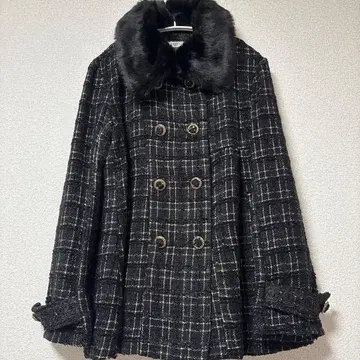 [ 미사용 새상품 ] axes femme 엑시즈팜 트위드 코트 M