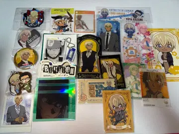 명탐정 코난 아무로 토오루 강준영(후루야 레이) 버본 클리어 카드 캔뱃지