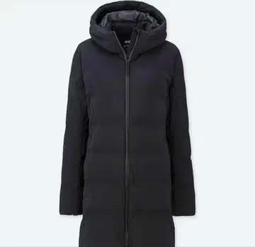 새상품급 UNIQLO 심리스 다운 자켓 블랙 여성용 M