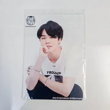 BTS FC 계속 혜택 회장 한정판 지민 사진 브로마이드