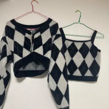 ems excite 엠즈 엑사이트 아가일 샤기 NTSET 블랙