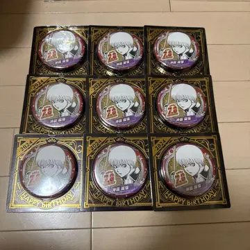 은혼 원작 생일 캔뱃지 2024 오키타 소고 9개 세트