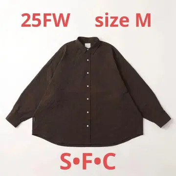 S.F.C SFC NYLON STITCHEDSHIRTS D BROWN M