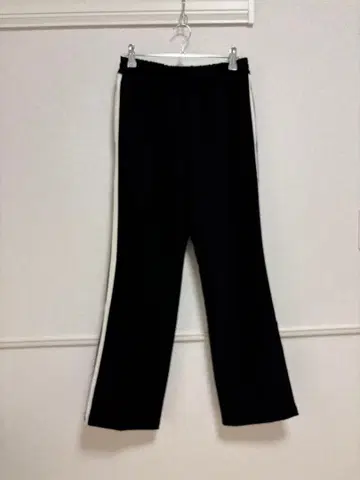 journal standard 블랙 스트레이트 레그 팬츠 폴리에스테르제