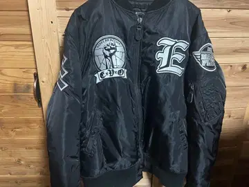 Evoke 바운티 헌터 맥대디 콜라보 바시티 자켓