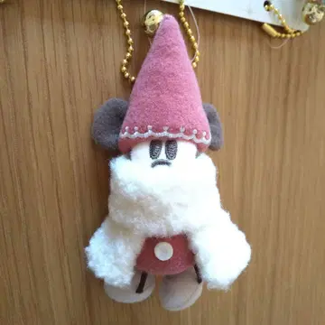 디즈니 크리스마스 릴린린 봉제 인형 참 빨간색