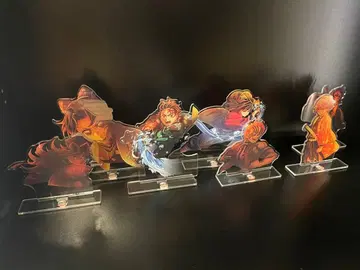 귀멸의 칼날 무한성편 제1장 키 비주얼 아크릴 스탠드