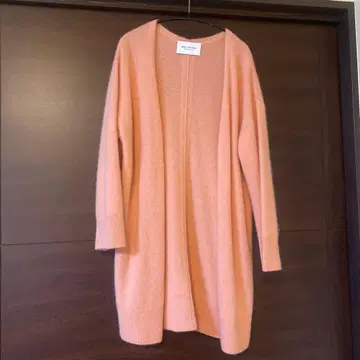SPICK AND SPAN 살몬 핑크 롱 가디건