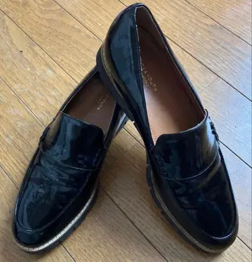 BEAUTY & YOUTH 블랙 통굽 로퍼