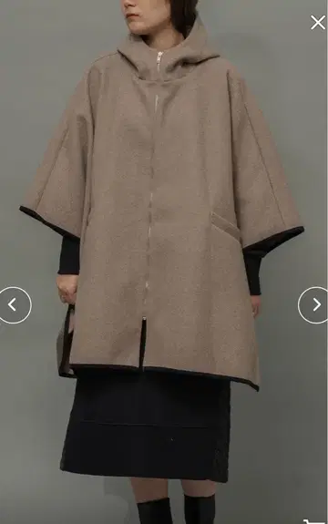 ottilie 오티리에 집업 블루종 판초 코트