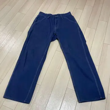 XLARGE 엑스라지 네이비 와이드 레그 데님 30인치