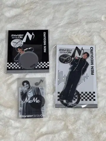 SnowMan 메구로 렌 굿즈 세트