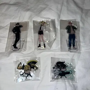 괴수 8호 1번 복권 F상 & H상 아크릴 스탠드 세트 5개