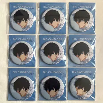 [ 새상품급 ] Free! FS 나나세 하루카 Relax 빅 캔뱃지