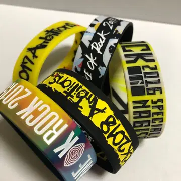 원오크 ONE OK ROCK 러버 밴드 5개 세트 라이브 투어 굿즈