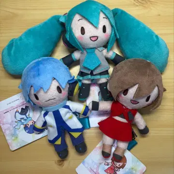 하츠네 미쿠 시리즈 후와푸치 미니 봉제 인형 전 3종