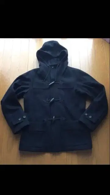 뷰티 앤 유스 더플 코트 후드 부착 네이비 M 사이즈