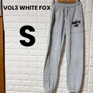 VOL 3 WHITE FOX [ S ] 그레이 조거 팬츠