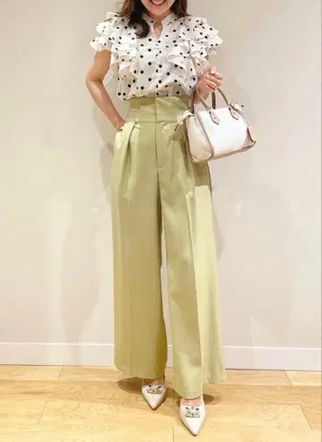 [ 새상품급 ] 31 sons de mode 크로스 벨트 와이드 팬츠