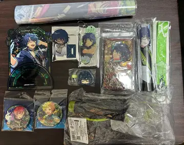 앙스타 츠무기 응원봉 튜브 아크릴 스탠드 아크릴 키링 캔뱃지