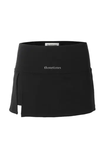 threetimes Athletic slit skirt