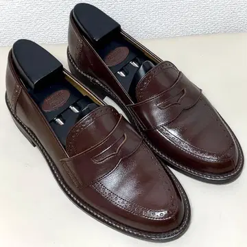 REGAL 리갈 코인 로퍼 다크 브라운 25EE 남성용 가죽 신발