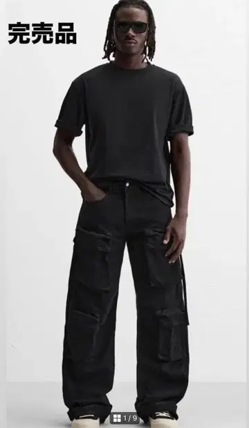 ZARA 데님 카고 팬츠 카고 팬츠 데님 팬츠 EU 36 인기 y2k