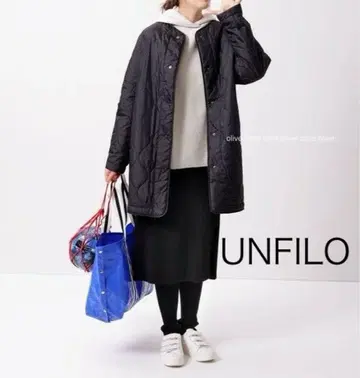 UNFILO [ 세탁 가능/경량 ] 에어 퀼팅 코트