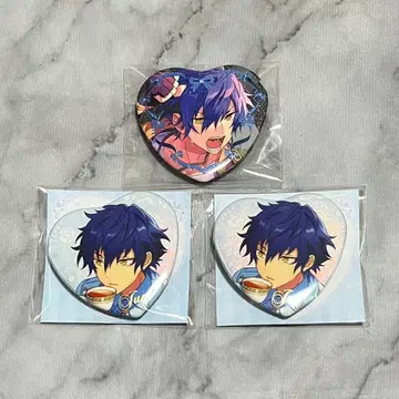 앙스타 사자나미 쥰 하트 캔뱃지