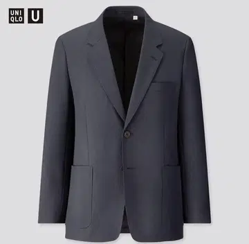 UNIQLO U 다크 그레이 캐주얼 수트 자켓
