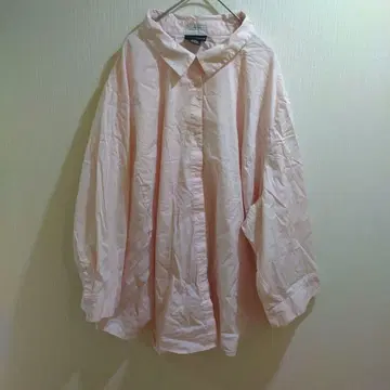 LIZ CLAIBORNE 핑크 긴팔 셔츠 [ 5X ] 빅 사이즈