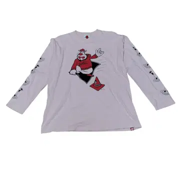 [펑크 드렁커스 하쿠숀 마왕 롱T 양면 항아리 로고 레어 사이즈 XXL]