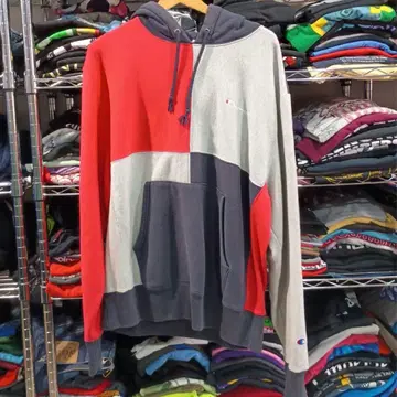 USA 구제 의류 챔피온 리버스 위브 후드티