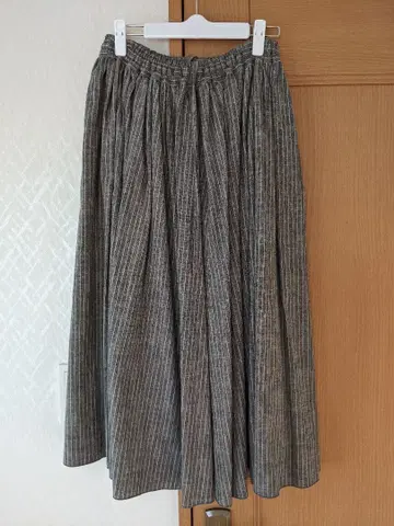 HUIS 엔슈 직물 스커트 U402