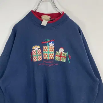 선물 키즈 자수 와펜 디자인 맨투맨 트레이닝복 구제 의류 S